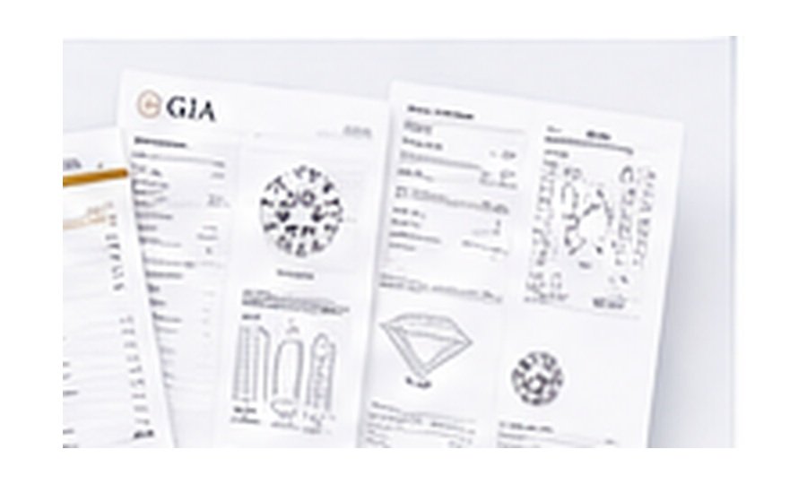 How to Read a Diamond Report educational visual