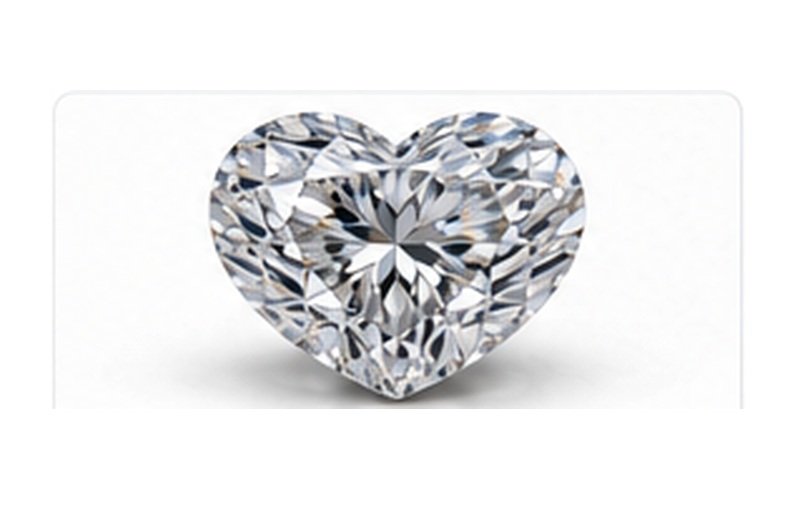Heart diamond photograph