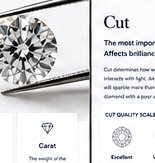 Loose diamond held in jeweler tweezers